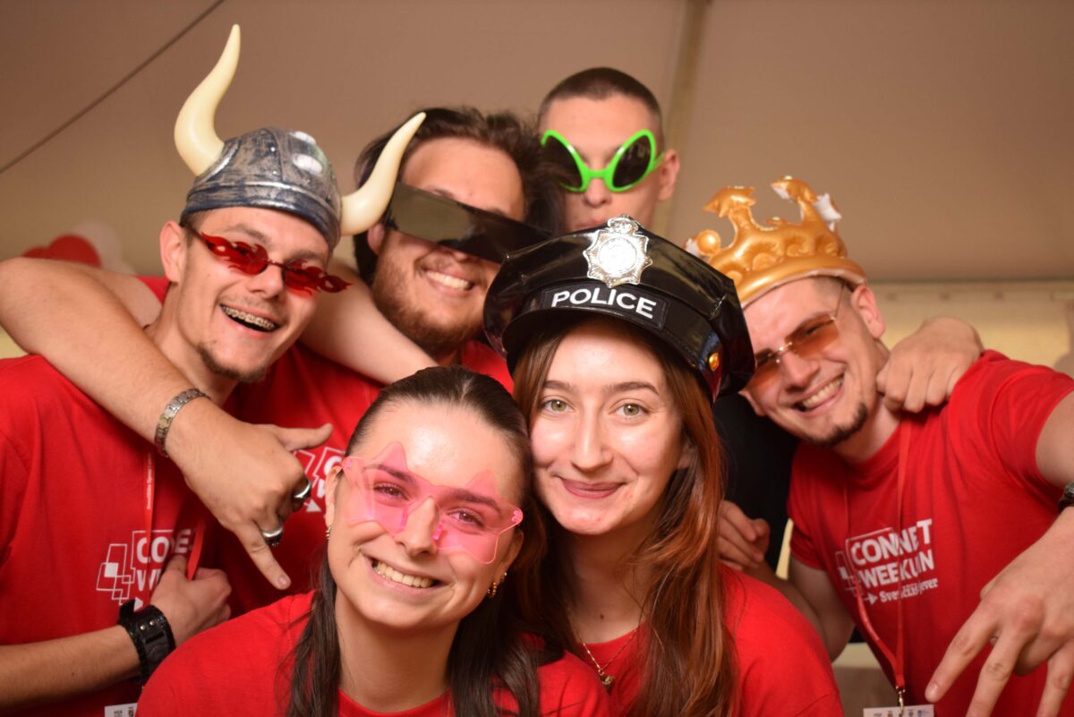 Photo booth na događaju u Varaždinu tijekom UNIN Connect Week 2026